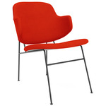 Penguin Upholstered Lounge Chair - Black / Hallingdal 65 600