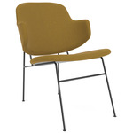 Penguin Upholstered Lounge Chair - Black / Re-Wool 448