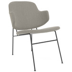 Penguin Upholstered Lounge Chair - Black / Re-Wool 218