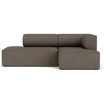 Eave One Arm Sectional - Grey Boucle