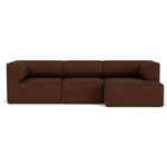 Eave Two Arm Deep Seat Sofa - Bordeaux Boucle