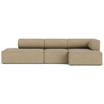 Eave One Arm Deep Seat Sectional - Beige Boucle