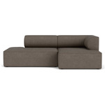 Eave One Arm Deep Seat Sectional - Grey Boucle