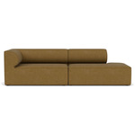 Eave One Arm Sofa - Gold Boucle