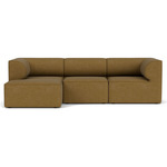 Eave Two Arm Sectional - Gold Boucle