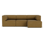 Eave Two Arm Sectional - Gold Boucle