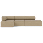 Eave One Arm Sectional - Beige Boucle
