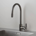 Kitchen Faucet With Pull-Out Dual Spray - Gun Metal