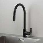 Kitchen Faucet With Pull-Out Dual Spray - Black