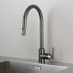 Kitchen Faucet With Pull-Out Dual Spray - Gun Metal