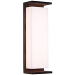 Ora Wall Sconce - Dark Stained Walnut / Frosted