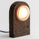 Ambra Table Lamp - Red / Cantera Cafe Stone