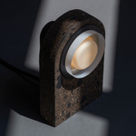 Ambra Table Lamp - Black / Cantera Cafe Stone