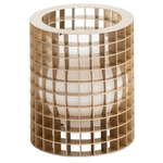Matrix Table Lamp - Matte Gold / White