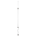 Oort Hanging Floor Lamp - Nickel / White