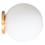 Pallina Wall Sconce - Brass / White