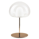 Thea Table Lamp - Glossy Copper / Clear