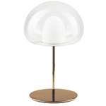 Thea Table Lamp - Glossy Copper / Clear