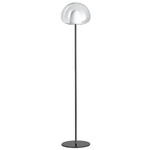 Thea Floor Lamp - Black / Clear