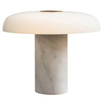 Tropico Table Lamp - White Marble / Opal