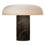 Tropico Table Lamp - Black Marble / Opal