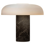 Tropico Table Lamp - Black Marble / Opal