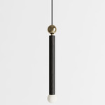 Constellation Pendant - Black Oak / Brushed Brass