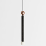 Constellation Pendant - Black Oak / Brushed Copper