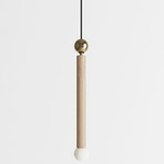 Constellation Pendant - Natural Oak / Brushed Brass
