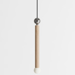 Constellation Pendant - Natural Oak / Brushed Stainless