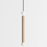 Constellation Pendant - Natural Oak / White