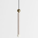 Constellation Pendant - White Oak / Brushed Brass