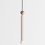 Constellation Pendant - White Oak / Brushed Copper