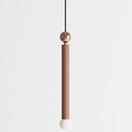 Constellation Pendant - Walnut / Brushed Copper