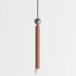 Constellation Pendant - Walnut / Brushed Stainless