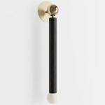 Constellation Hanging Wall Sconce - Black Oak / Brushed Brass