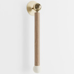 Constellation Hanging Wall Sconce - Natural Oak / Brushed Brass