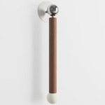 Constellation Hanging Wall Sconce - Walnut / Brushed Stainless
