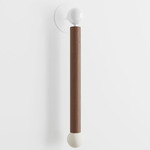 Constellation Hanging Wall Sconce - Walnut / White