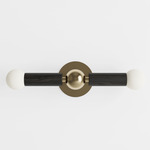 Constellation Wall Sconce - Black Oak / Brushed Brass
