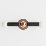 Constellation Wall Sconce - Black Oak / Brushed Copper