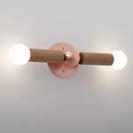 Constellation Wall Sconce - Natural Oak / Brushed Copper