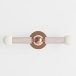 Constellation Wall Sconce - White Oak / Brushed Copper