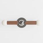 Constellation Wall Sconce - Walnut / Brushed Stainless