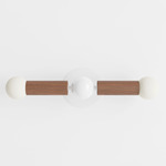 Constellation Wall Sconce - Walnut / White