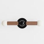Constellation Wall Sconce - Walnut / Black