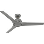 Gallegos Outdoor Ceiling Fan - Matte Silver / Matte Silver