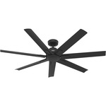 Downtown Outdoor Ceiling Fan - Matte Black / Matte Black