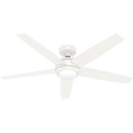 Zayden Ceiling Fan with Light - Fresh White / Fresh White