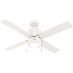 Beck Ceiling Fan with Light - Fresh White / Fresh White / Light Oak